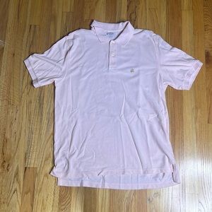 Brookes Brothers Men’s Light Pink Pique Cotten Polo Shirt Size L
